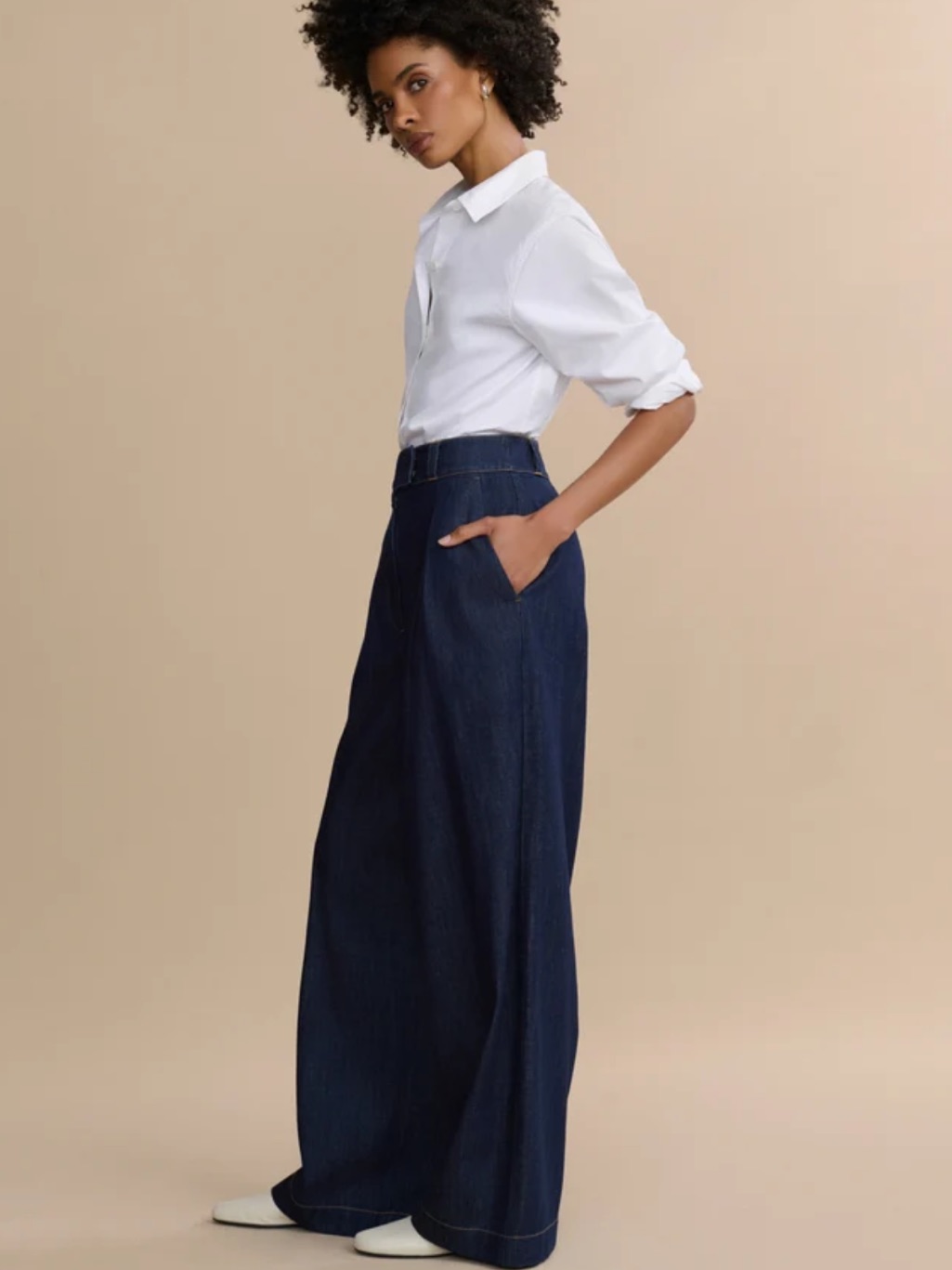 Jenni Kayne Denim Newport Trouser — image 2 of 5